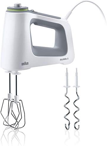 Braun Household HM5100WH Handmixer, Weiss/Grau Single, Single