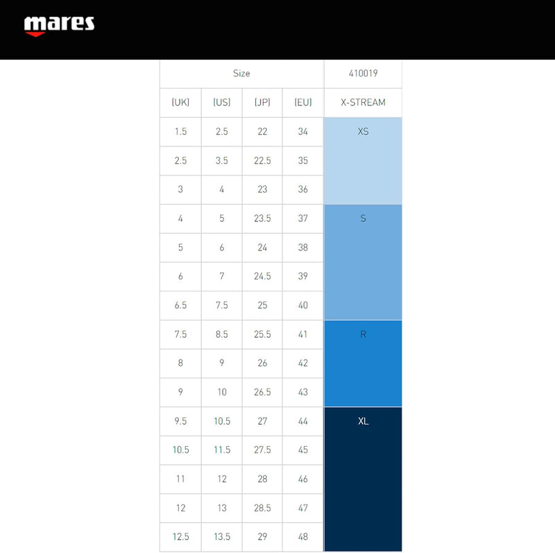 Mares Fins X-Stream Flossen R gelb, R gelb