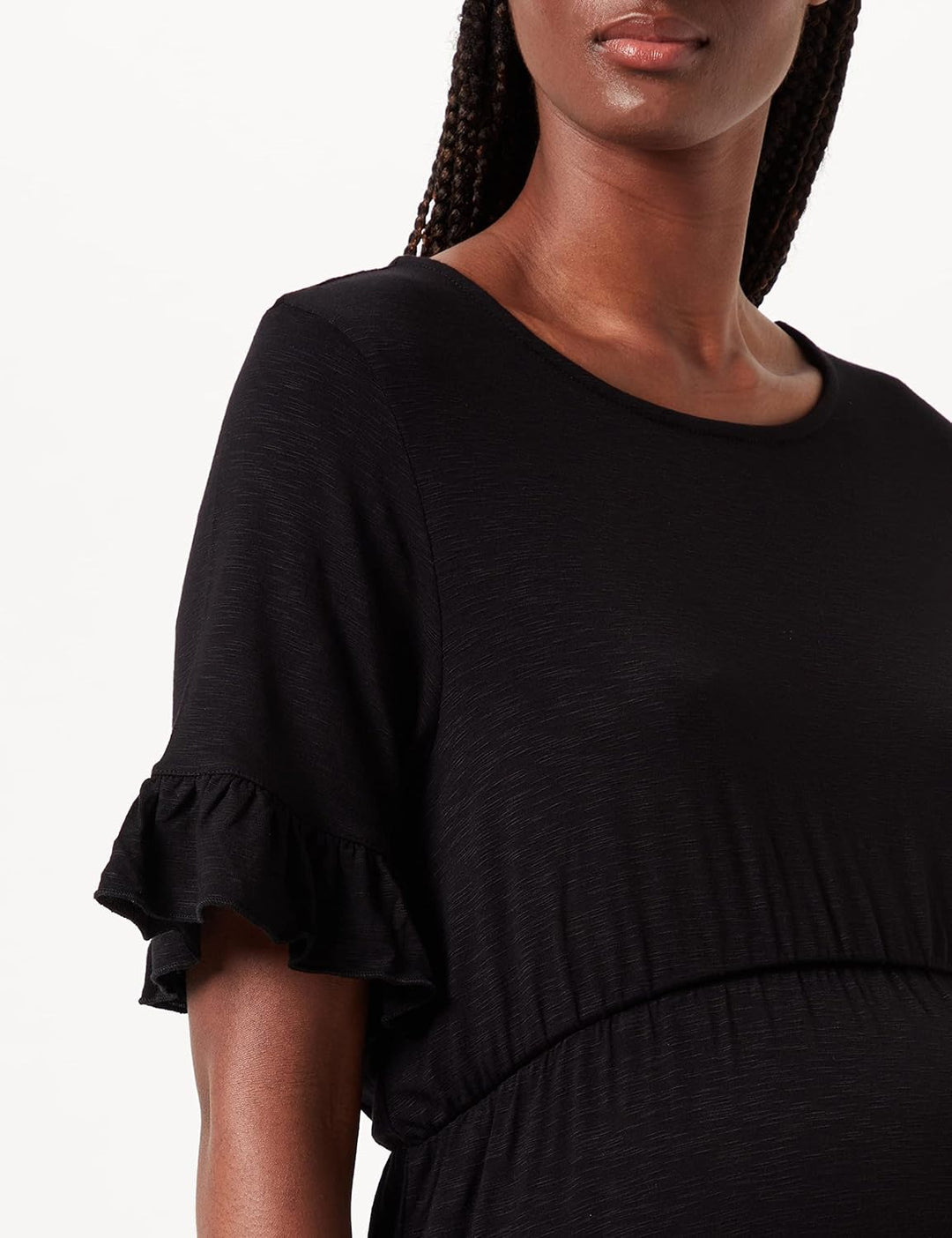 Noppies Damen Dress Short Sleeve Leon Kleid 34 Black - P090, 34 Black - P090