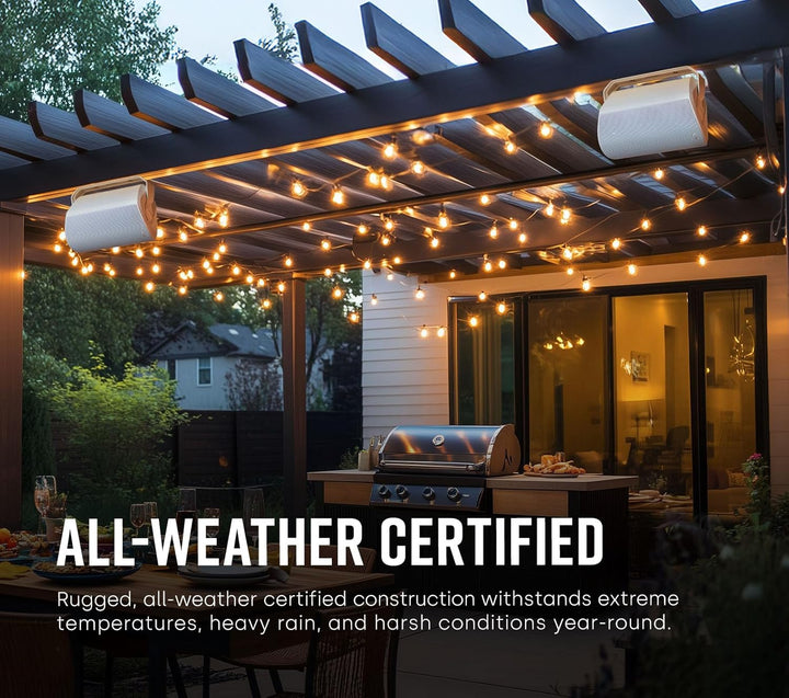 Polk Audio Atrium 8 SDI Aussen-Lautsprecher (125 W) schwarz, Schwarz