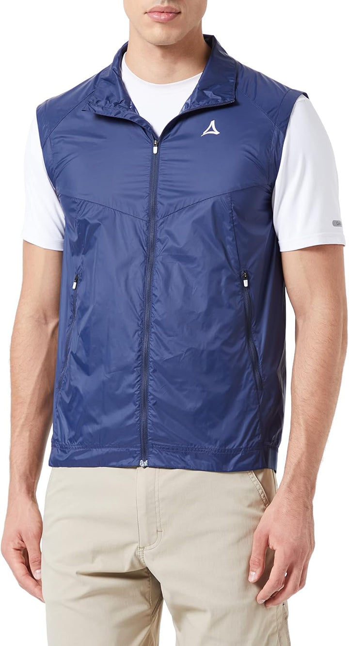 Schöffel Herren Bygstad Weste Outdoorweste Windweste 56 Dress Blues, 56 Dress Blues