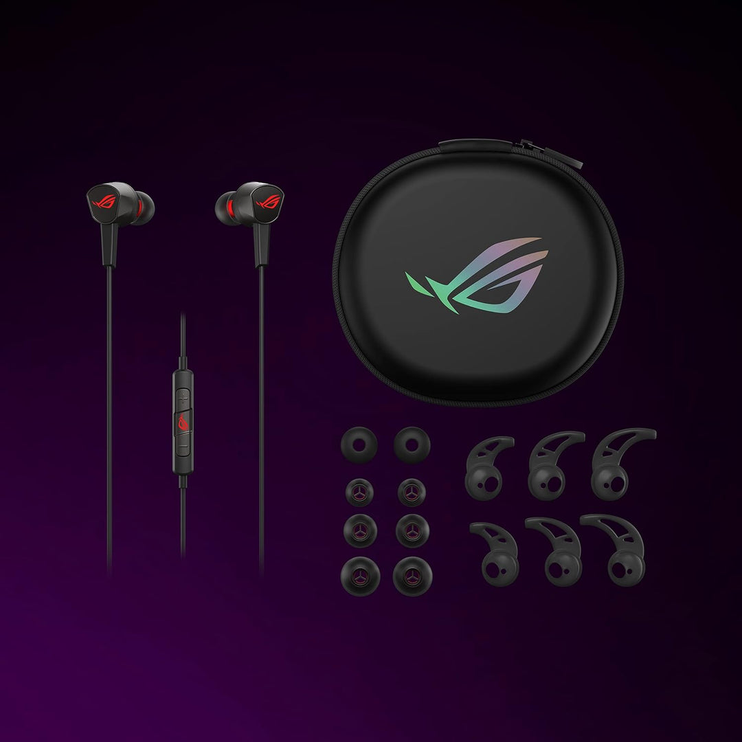 ASUS ROG Cetra II Core In-Ear-Gaming-Kopfhörer (3,5-mm-Stecker, kompatibel mit PCs, Notebooks, Mobil
