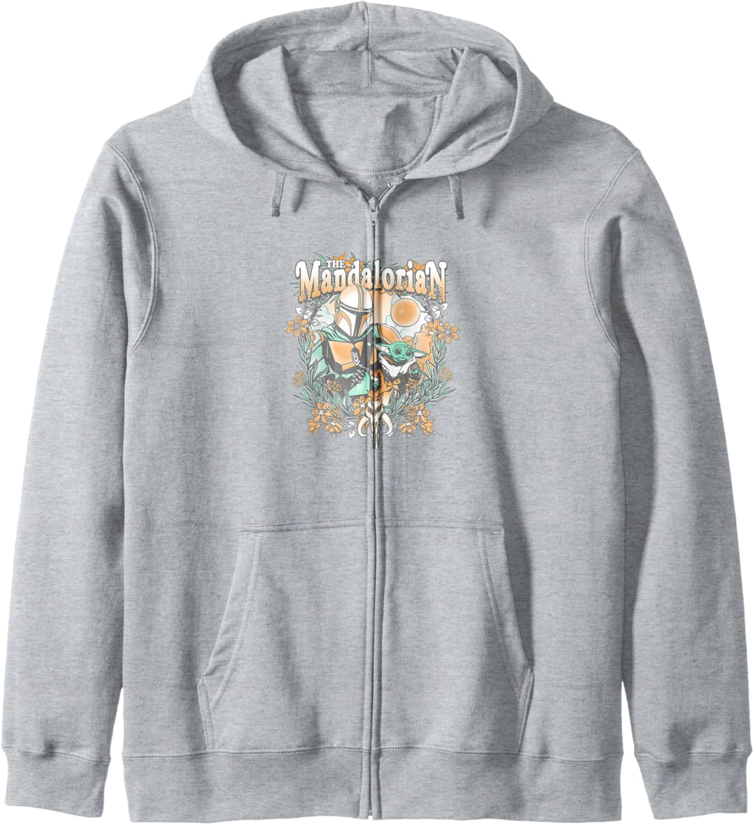 Star Wars: The Mandalorian & The Child Floral Portrait Kapuzenjacke