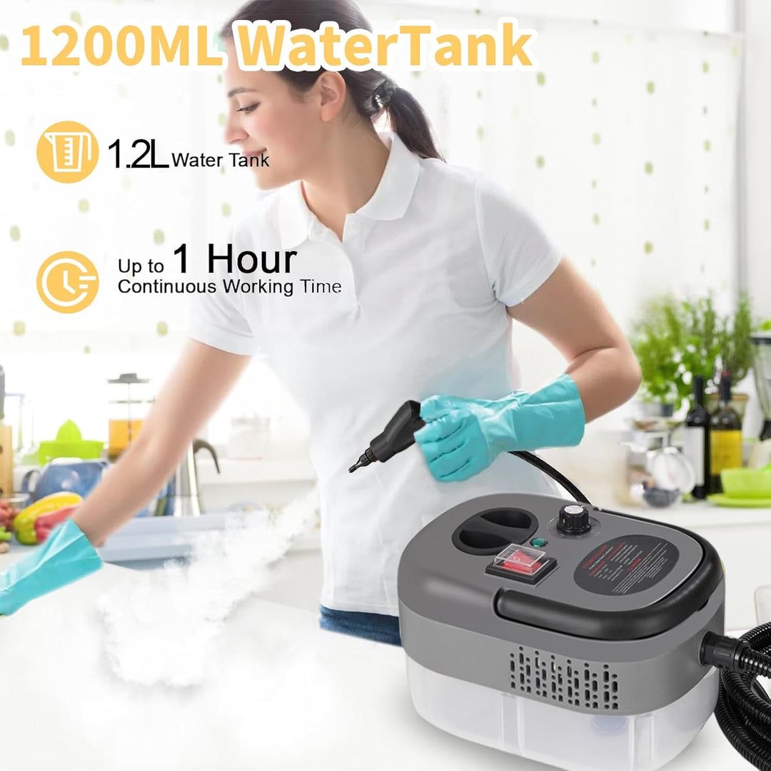 Dampfreiniger handgerät, 2500 W Hochdruck-Dampfreiniger Multifunktionaler Handdampfreiniger für Küch