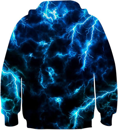 Belovecol Hoodie Jungen Mädchen Kapuzenpullover Neuheit 3D Druck Pullover Personalisierte Kapuzenpul