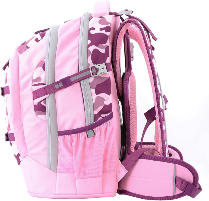 2be Schulrucksack 66320 Ergo School Backpack Pink, Einheitsgrösse