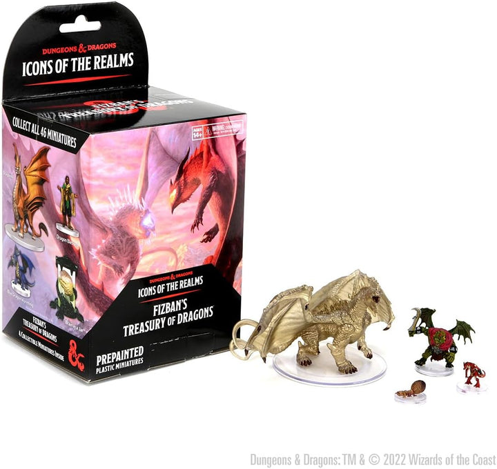 WizKids D&D Icons of The Realms Miniatures: Set 22-8 Count Booster Brick. Assorted Pre-Painted Minia