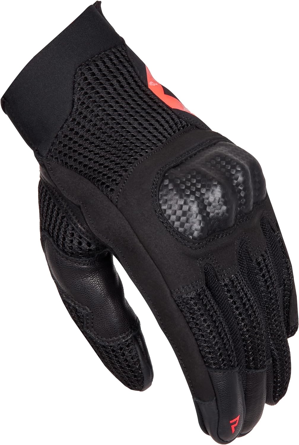 REBELHORN Gap III Motorradhandschuhe Herren | Ziegenleder | Knöchel Protektoren | Belüftung mit 3D-P