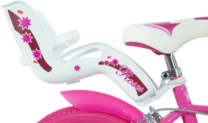 SCH Girls Bicycle Roses Children's Bicycle 14" (4-6 years) Pinke, 14" (4-6 years) Pinke