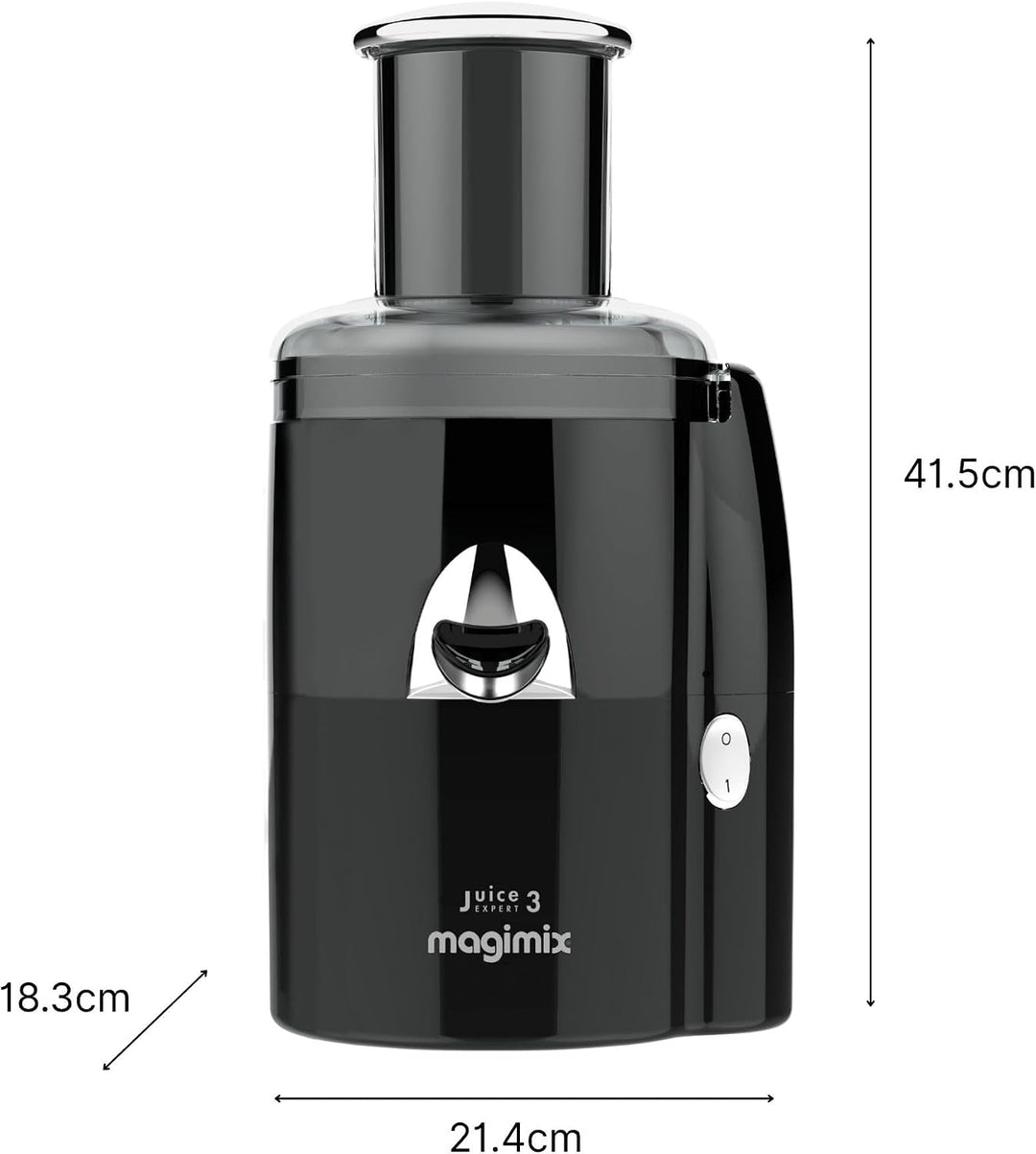 Magimix 18081EB Juice Expert 3 Multifuntionsentsafter, Kunststoff, schwarz
