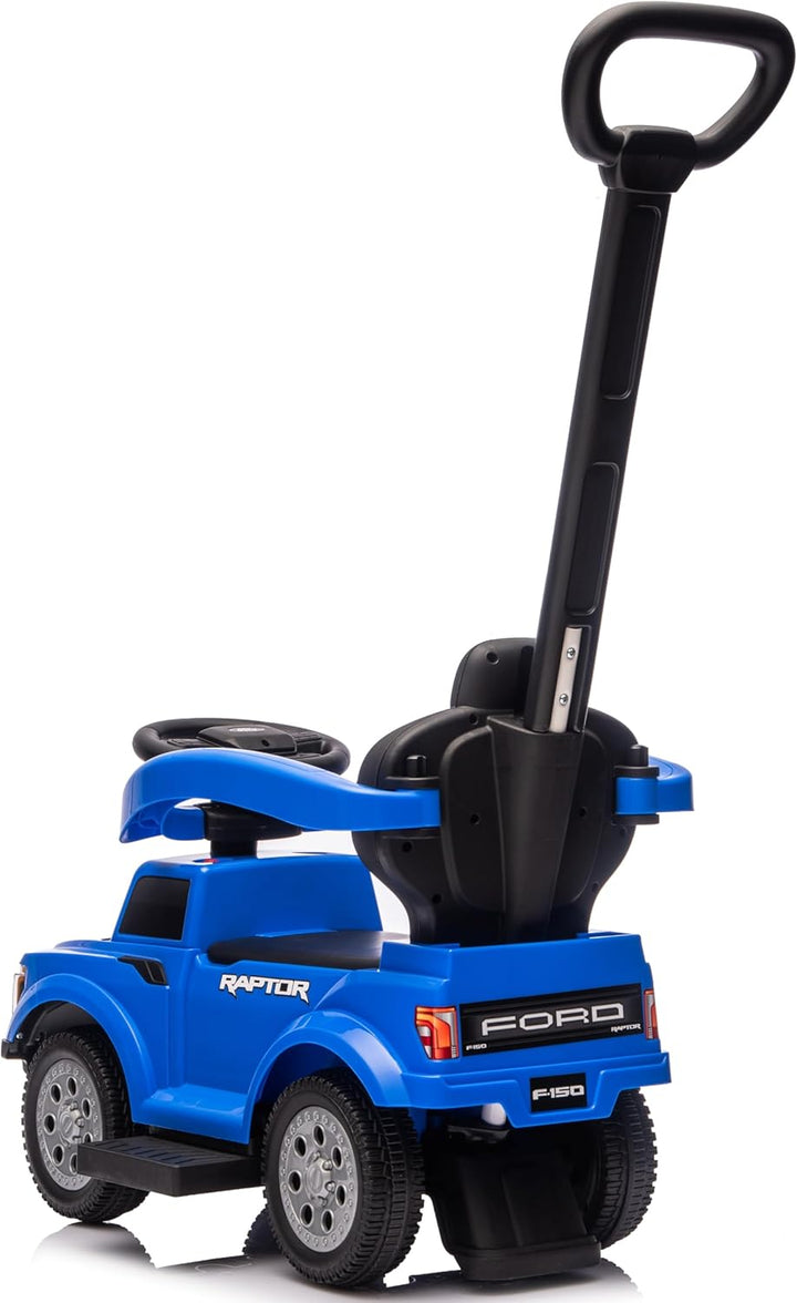 sun baby Rutschauto ab 1 Jahr mit Schieber – Fort Raptor – grosse Geländereifen, LED-Lichter, Sitz m