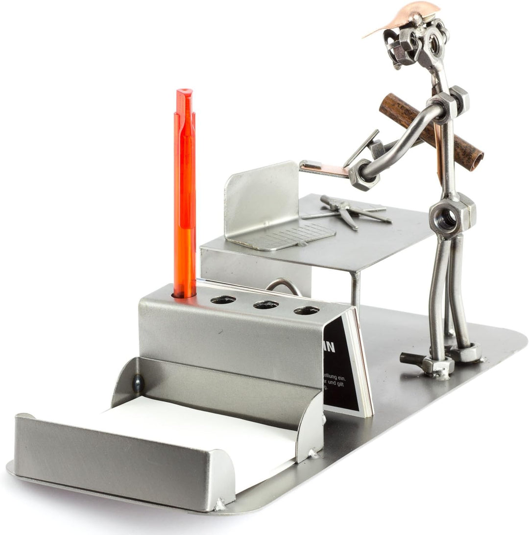 Steelman24 I Schraubenmännchen Ingenieur Büro I Made in Germany I Handarbeit I Geschenkidee I Stahlf