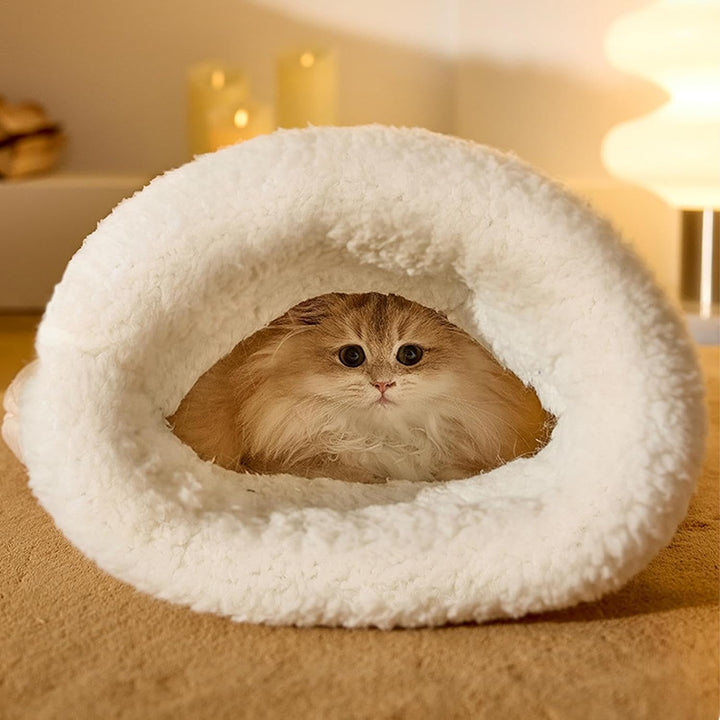 Cat Winter Sleeping Bag Warm Pet Bed, Schlafsack Für Katzen, Katzenschlafsack, Weiche Und Bequeme Ka