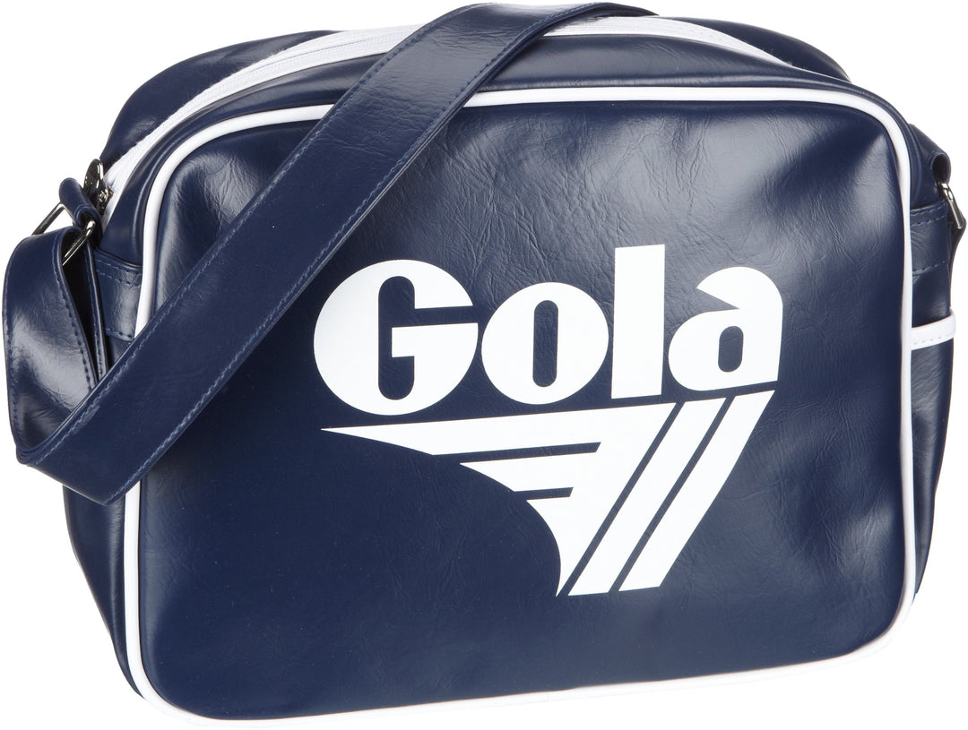 Gola Redford CUB901, Unisex - Erwachsene Henkeltaschen, 36x27x12 cm (B x H x T) Blau (Navy/White), B