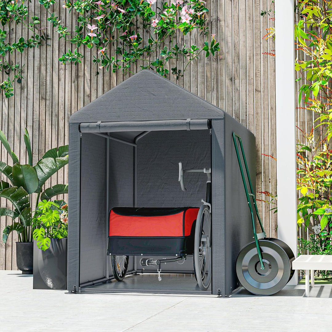 Outsunny Rasenwalze mit U-Griff, Gartenwalze, Gartenrolle, 40 cm Durchmesser, 60 L Wasser-/Sandfüllu