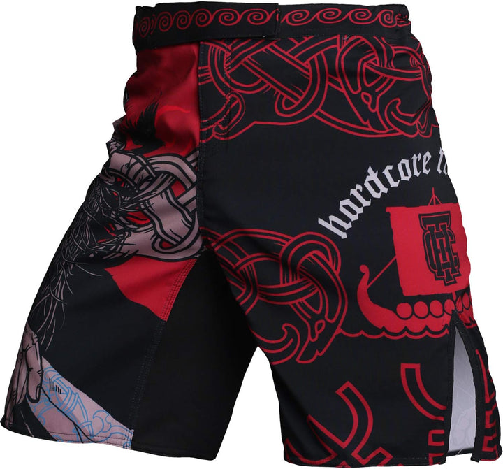 Hardcore Training Fight Shorts Kurze Hose Herren Kampfshorts Männer BJJ Grappling Boxen MMA No Gi Cr