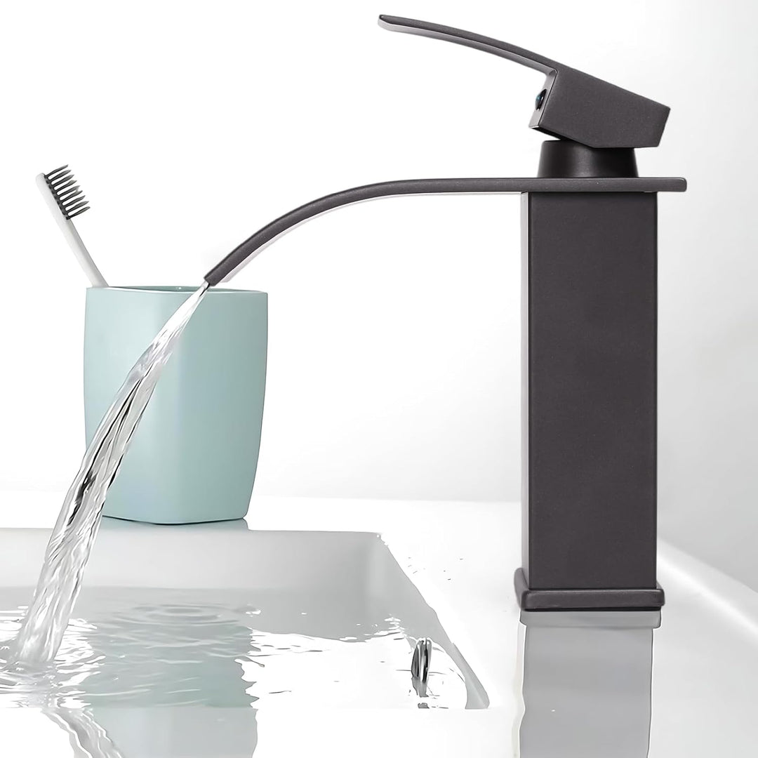 Wasserhahn Bad Wasserfall Wasserhahn Edelstahl Waschbeckenarmatur Waschtischarmatur Waschbecken Arma