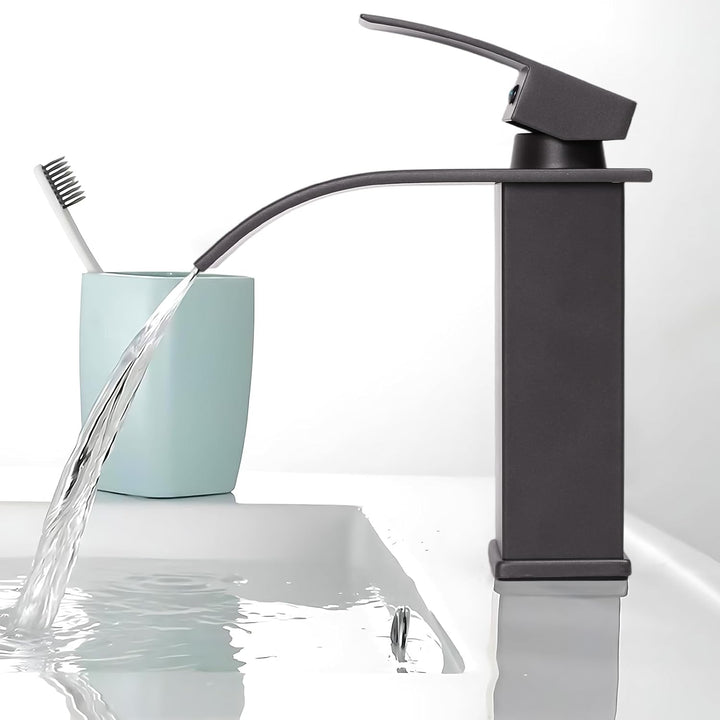 Wasserhahn Bad Wasserfall Wasserhahn Edelstahl Waschbeckenarmatur Waschtischarmatur Waschbecken Arma