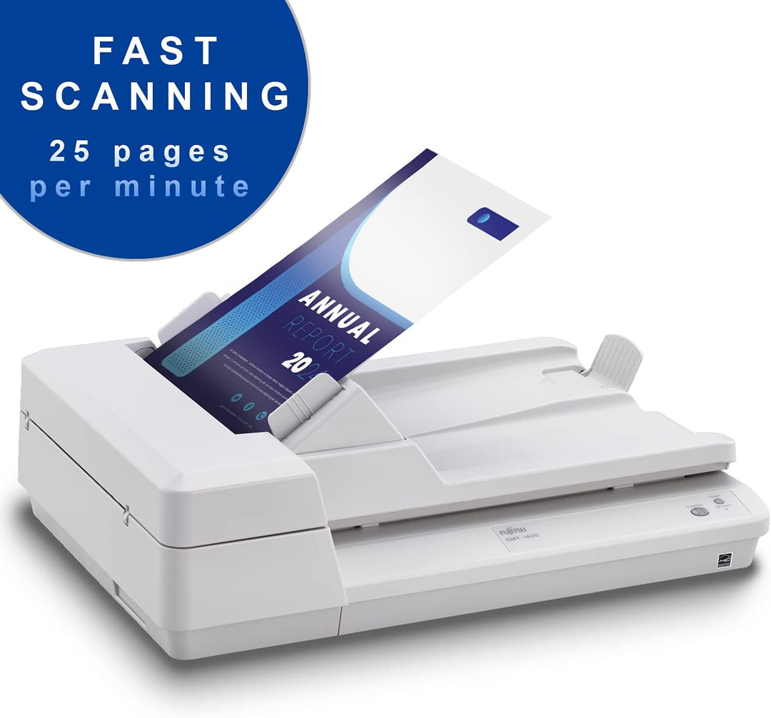 Fujitsu sp-1425 Plan und mit ADF 600 x 600dpi A4 weiss   Scanner