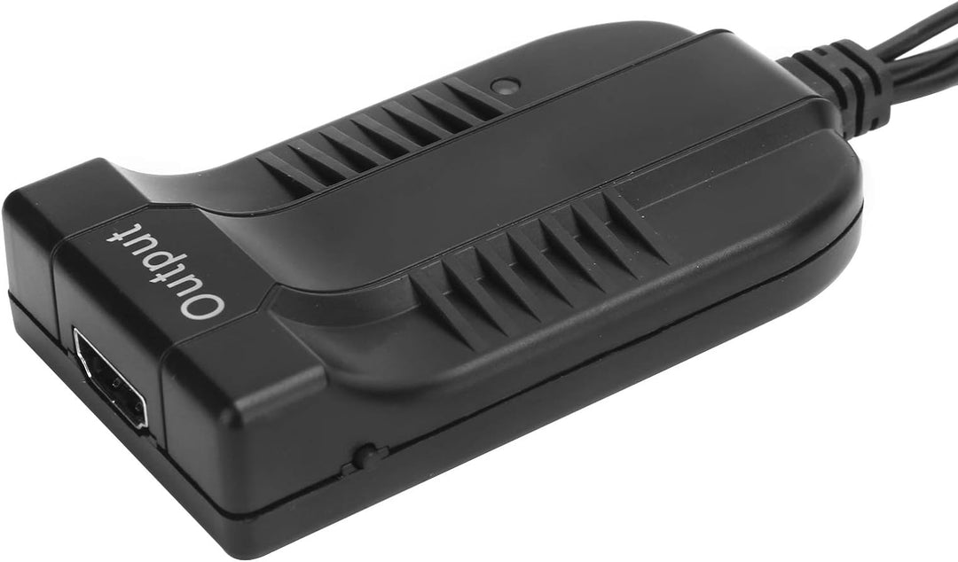 S-Video to Hdmi Converter, Video Konverter S Video Auf Hdmi 3 RCA Composite Adapter mit MäNnlichem S