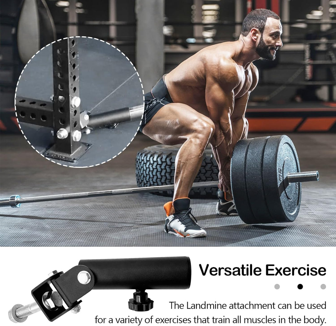 T-Bar Row Platform Attachments, 360° Schwenkbar Landmine Aufsätze Power Racks und Gym Plattformen At