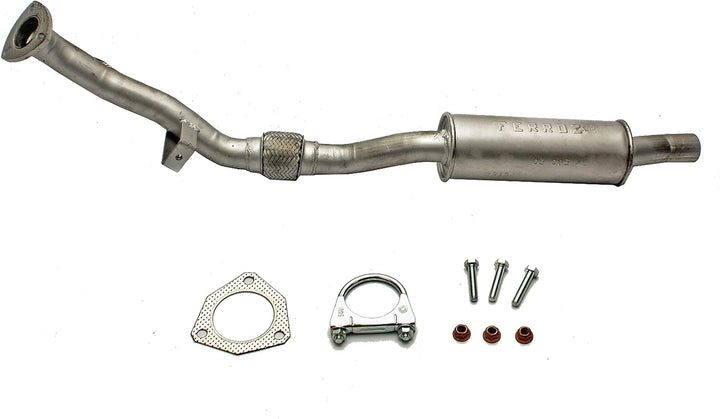 Ferroz Export Ersatz für Auspuff Vorschalldämpfer Audi A4 & VW Passat 1.6 + Anbaukit auch Avant & Va