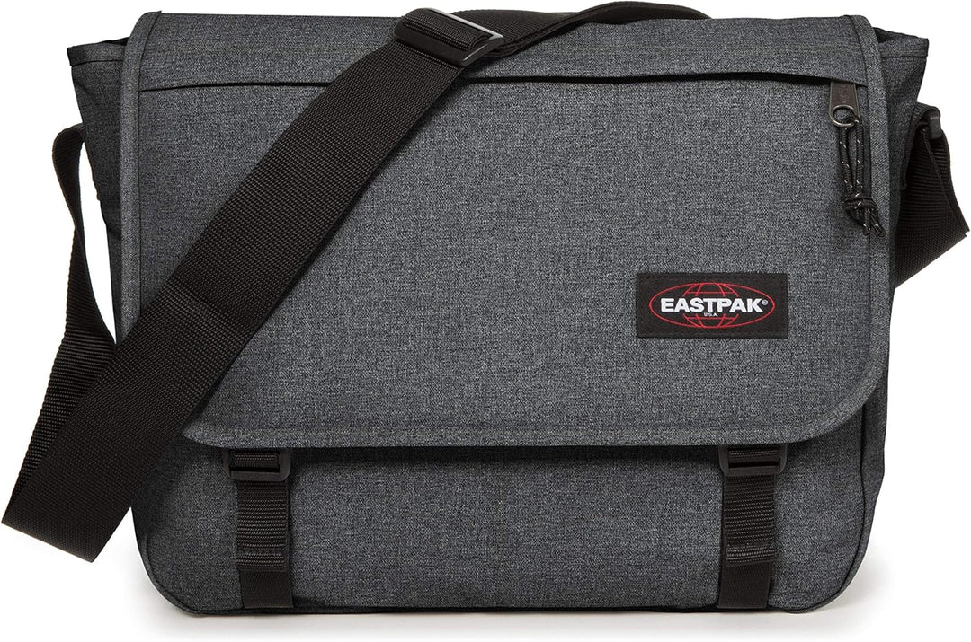 EASTPAK Delegate + Messenger Bag, 38 cm, 20 l Black Denim, Black Denim