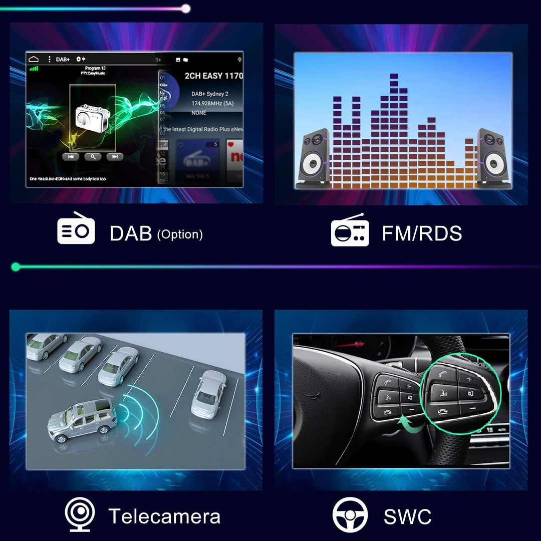 MISONDA Autoradio Android 12.0 für Jeep Renegade 2015–2020 – GPS 2G + 32 GB – kostenlose Rückfahrkam