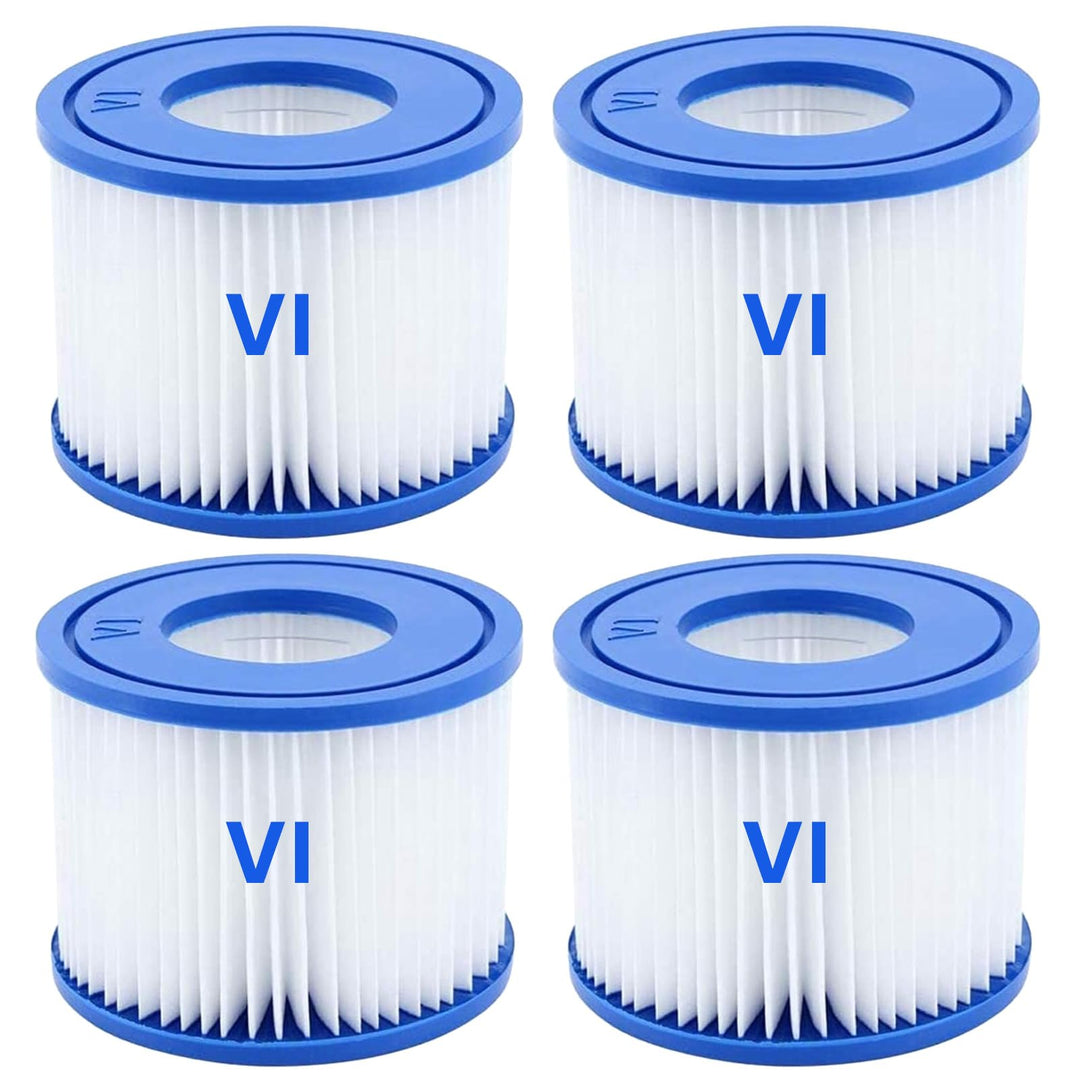 VI Filterkartusche für Pool, Flowclear Pool Filter, Filter Ersatzfilter für Lay-Z-Spa Miami, für Veg