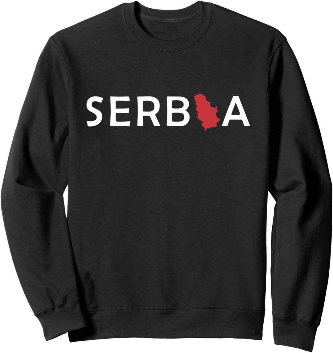 Serbien Umriss, Jugoslawien, Serbischer Stolz, Srbija Sweatshirt