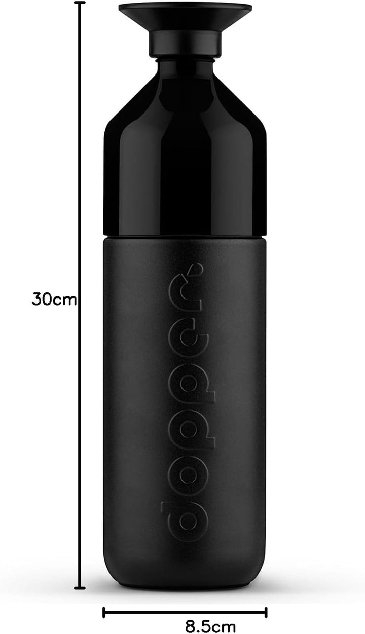 Dopper Insulated Blazing Black Thermosflasche 1L - Doppelwandig, auslaufsicher, hält 24h kalt/9h hei