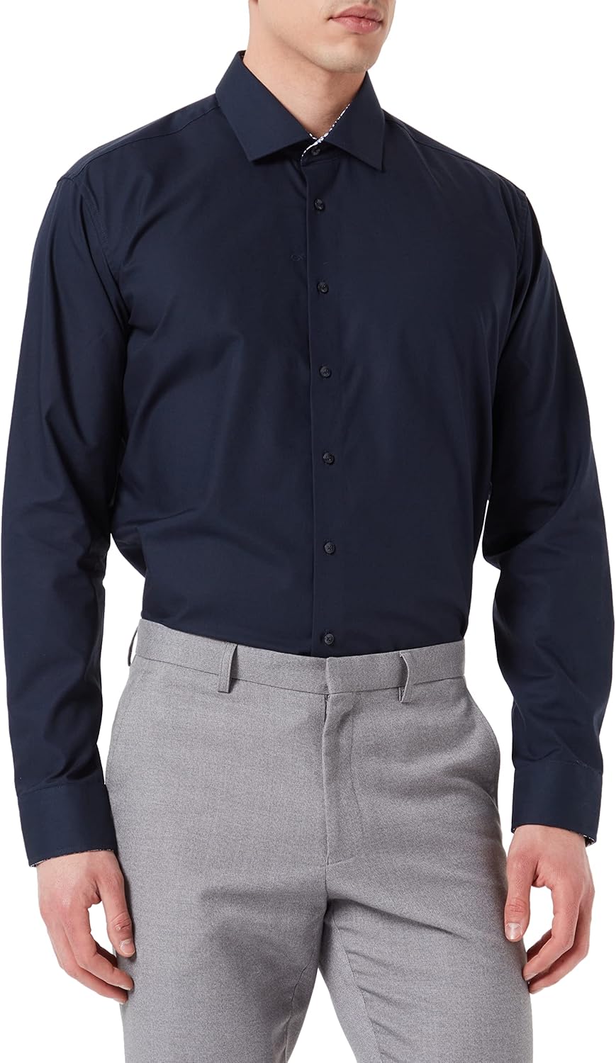 Seidensticker Herren Men X-Slim Longsleeve Hemd 36 Dunkelblau(453480), 36 Dunkelblau(453480)