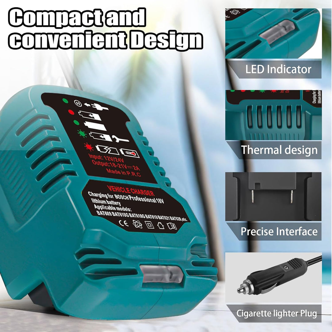 für Bosch Professional 18V System GBA Akku BAT607 BAT614 BAT607G BAT614G BAT622 Ersatz für Bosch Pro