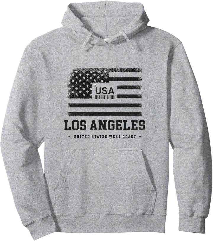United States LA West Coast Amerika Flagge USA Los Angeles Pullover Hoodie