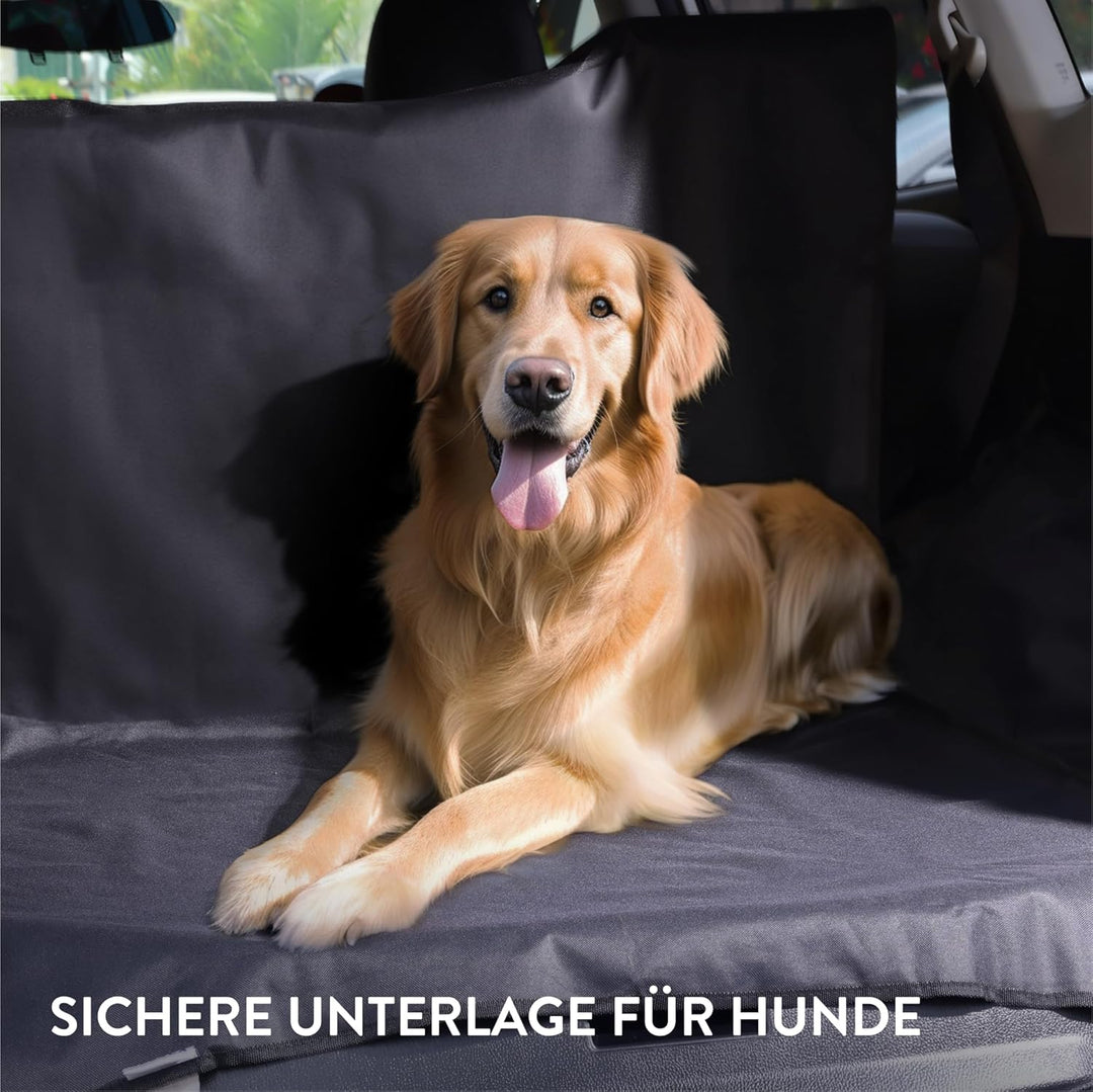 PRETEX Universal Kofferraum Schutzmatte - Kofferraumschutz für Hund wasserdicht & pflegeleicht - kom