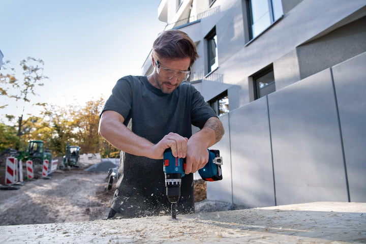 Bosch Professional 18V System Akku Schlagbohrschrauber GSB 18V-45 (Drehzahl 1.900 min⁻¹, inkl. 2x 3.