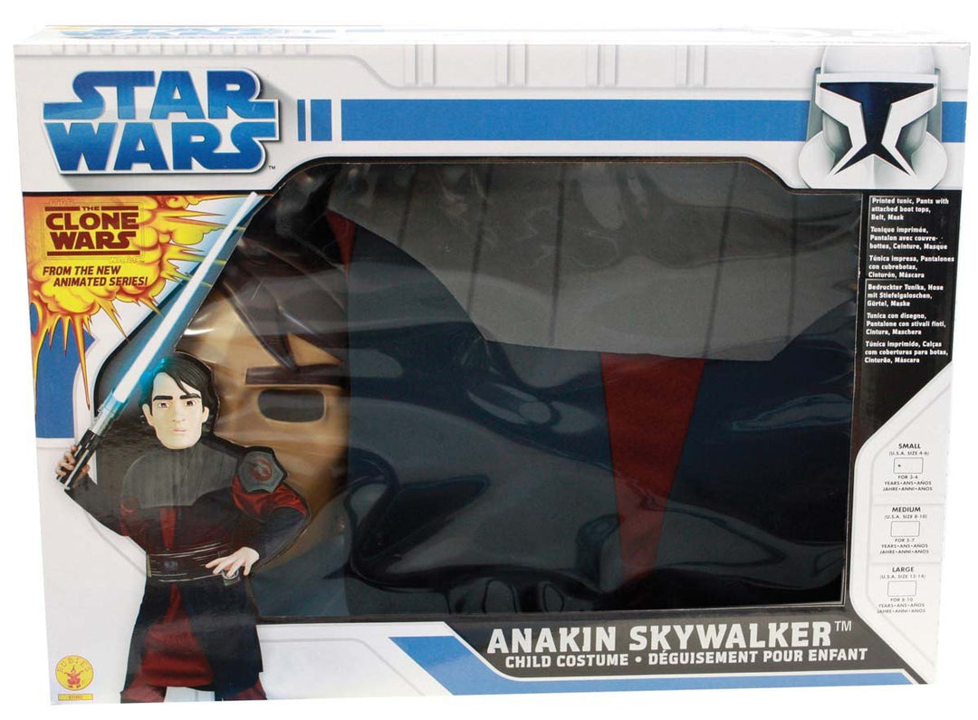 Original Lizenz Star Wars Clone Wars Anakin Skywalker Clonewars Starwars Kostüm Gr. 128 - 140