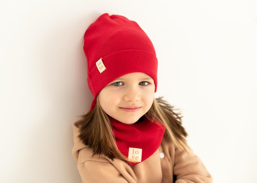 Bubalove Mützen und Schalset für Jungen, Mädchen, baby, Grössen 0mc bis 12 Jahre+ viele Farben, Früh