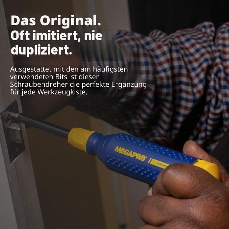 MEGAPRO 15-in-1 Original Multibit Schraubendreher | Home DIY & Reparatur | Professionell | 14 Indust