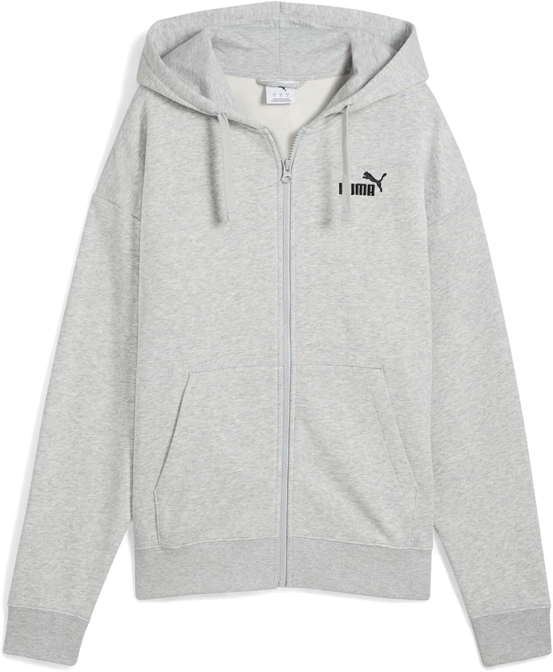 Puma Mädchen ESS Small No. 1 Logo Comfort Full-Zip Hoodie Tr Hooded Sweatshirt (1er Pack) S Light Gr