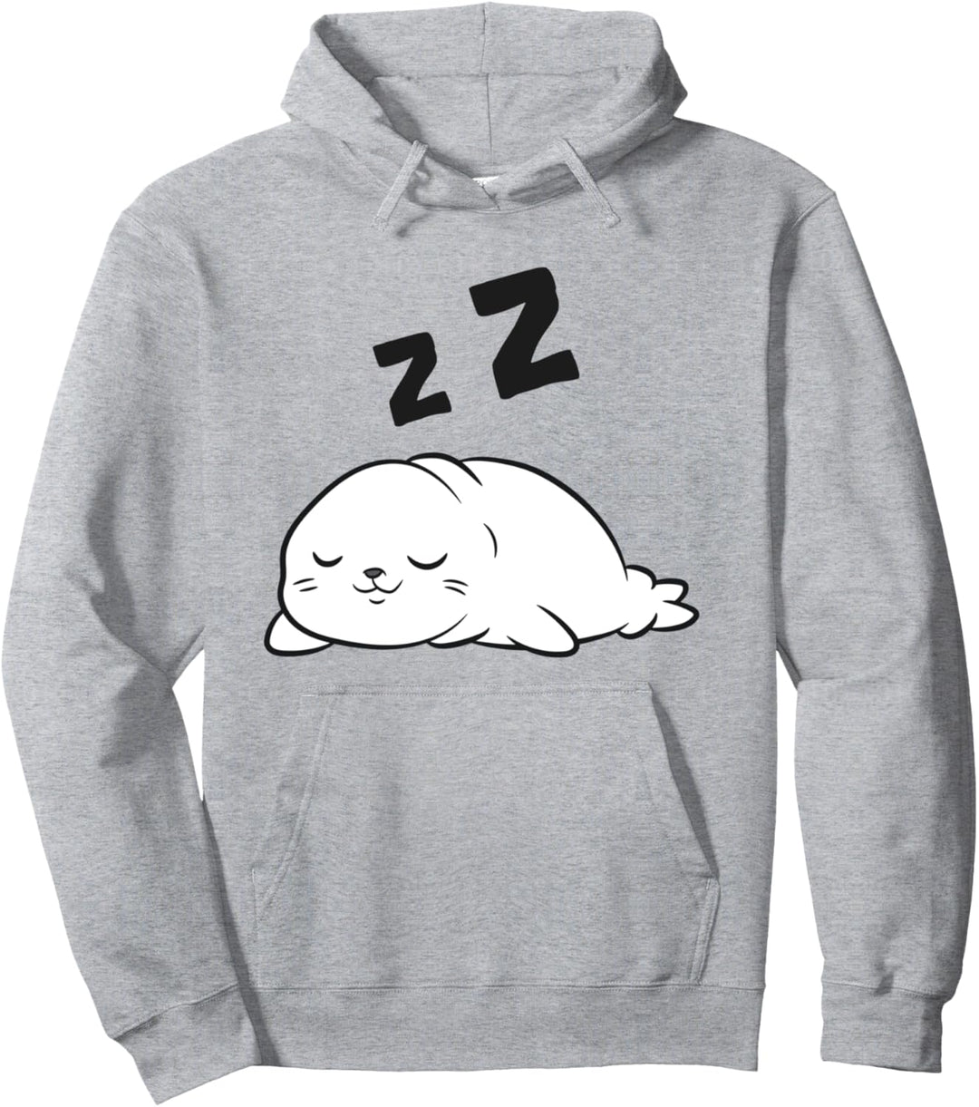 Seal Sleeping Seals Schlafanzug, Lazy Seal Pullover Hoodie