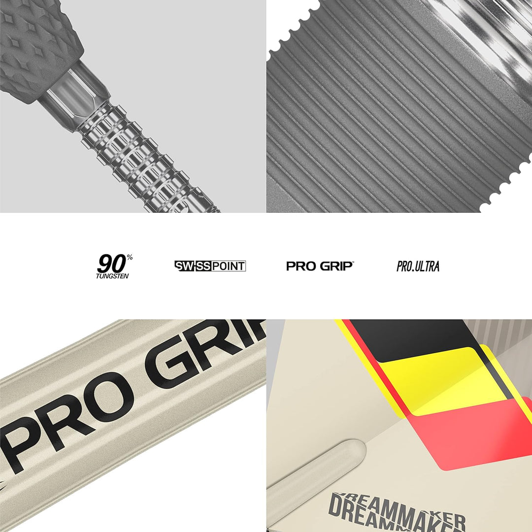 Target Darts Dimitri Van den Bergh Dream Maker G1 90% Wolfram Swiss Point Steeldarts-Set Dartpfeile