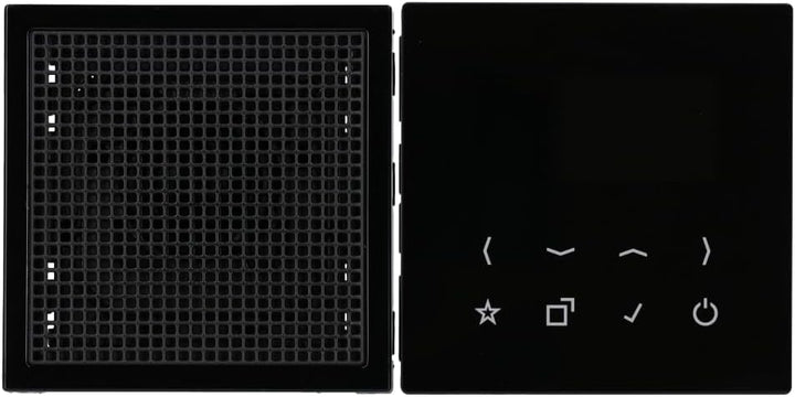 Jung DABLS1SW Smart Radio DAB plus Set Mono mit Lautsprecher Serie LS Schwarz
