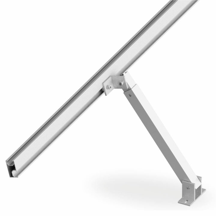 Teleskop Halterung 8er Set z. B. für Photovoltaik- oder Solarpanele inkl. Zubehör, 8er Set