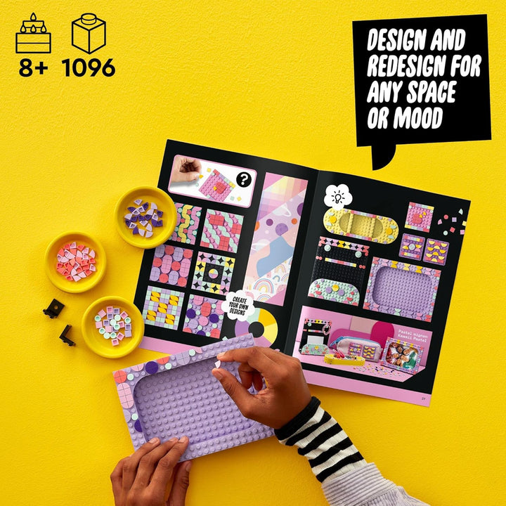LEGO DOTS Designer Toolkit – Muster 41961 Bauspielzeug-Set für Mädchen, Jungen und Kinder ab 8 Jahre