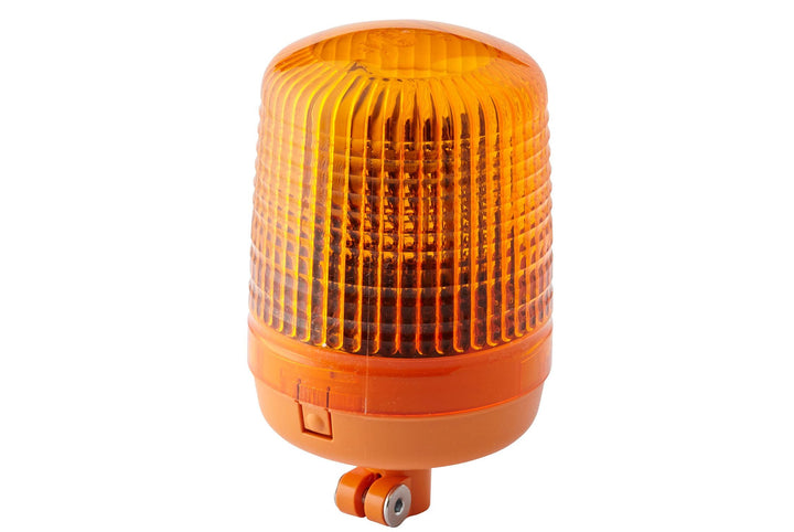 HELLA - Halogen-Rundumkennleuchte - KL 7000 - 12V - gelb - Rohrstutzen - Menge: 1 - 2RL 008 060-101