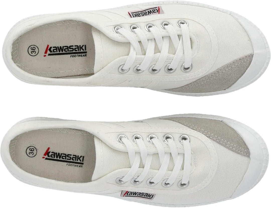 kawasaki Unisex Original Canvas Shoe Low-top, 1002 White, 41 EU