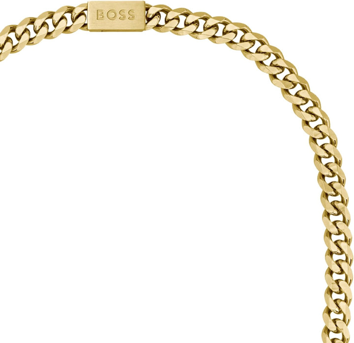 BOSS Jewelry Gliederhalskette für Herren Kollektion CHAIN FOR HIM Gelbgold - 1580402