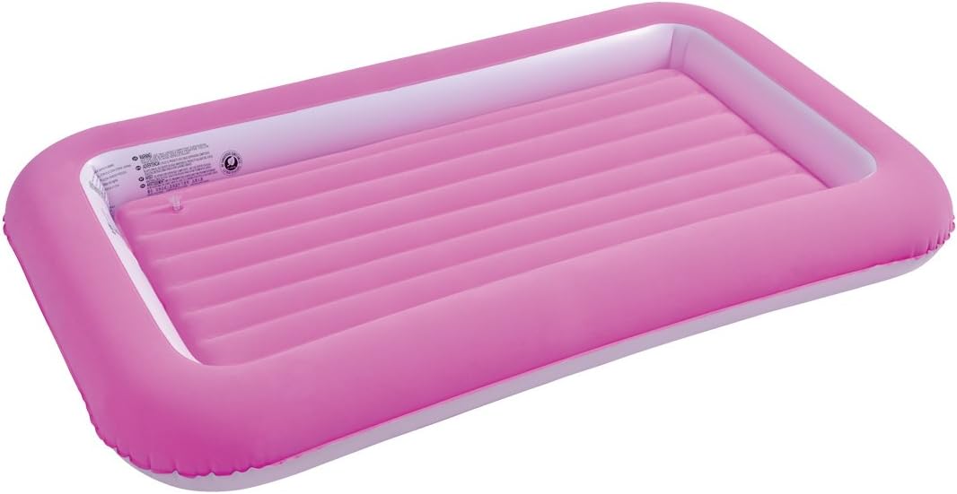 Avenli 85490 Luftmatratze für Kinder, Einzelbett, beflockt, Rosa, 152 cm x 89 cm x 17,5 cm