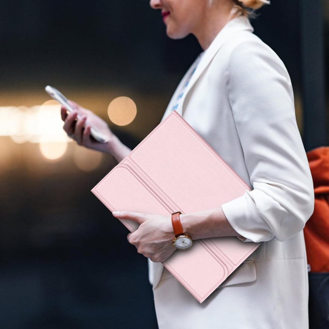 Bettdow für Samsung Galaxy Tab S9 FE/S9 2023 Tastatur Hülle, Rosa (Spanisch), Rosa